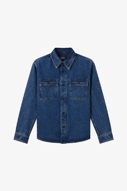 Surchemise Bastian - Indigo Delave