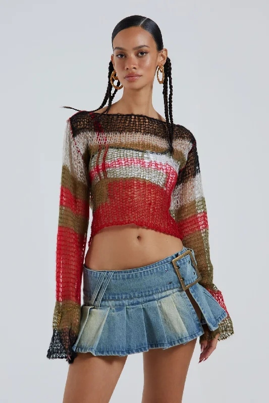 Denim skirts for date nights with a romantic feelLudlow Denim Mini Skirt