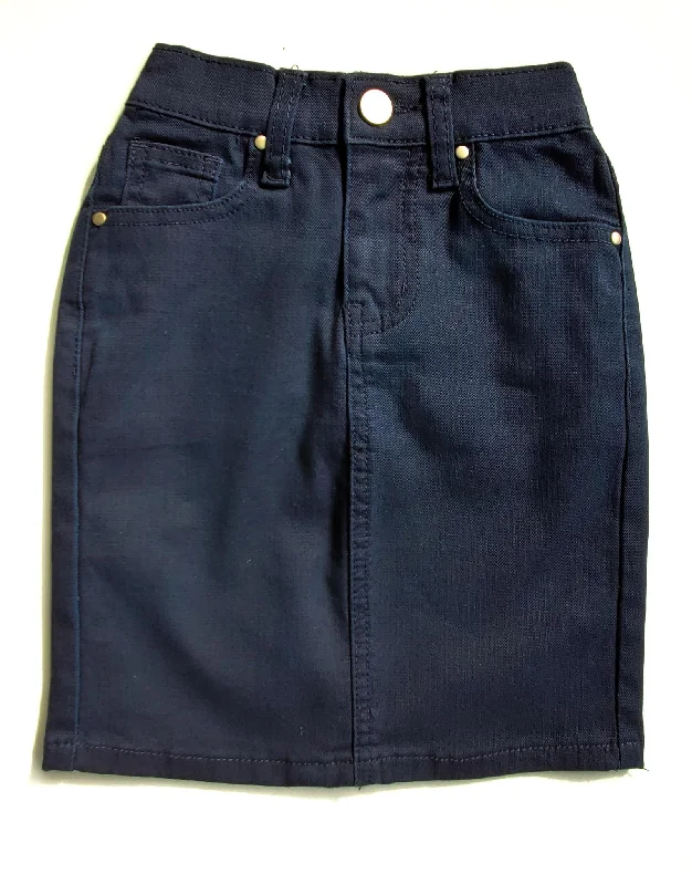 Denim skirts with crop tops for a trendy styleGIRLS JDA Navy Denim Skirt w/ Elastic Waistband Denim skirts with crop tops for a trendy styleGIRLS JDA Navy Denim Skirt w/ Elastic Waistband