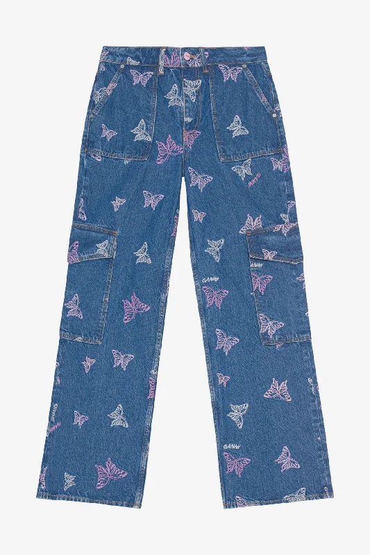 Sleeveless Denim Top for a Cool Summer LookEmbroidery Denim Angi - Denim