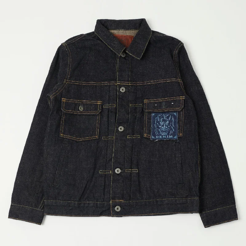 Denim Top for a Beachside Picnic with a Laid - Back StyleONI 02516P-14KBE Type II Denim Jacket - Rinsed Denim Top for a Beachside Picnic with a Laid - Back StyleONI 02516P-14KBE Type II Denim Jacket - Rinsed