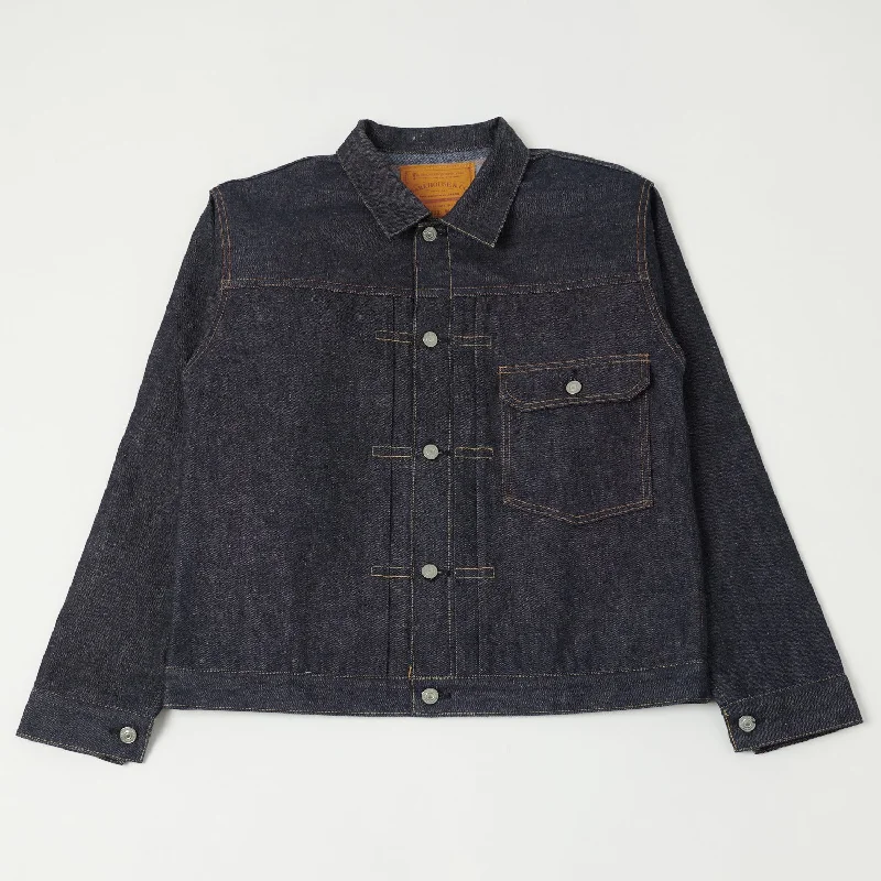 Long - Sleeve Denim Top for Cold Weather LayeringWarehouse & Co Lot. 2001xx (2000xx) Blanket Lined 'Type-I' Denim Jacket - Raw Long - Sleeve Denim Top for Cold Weather LayeringWarehouse & Co Lot. 2001xx (2000xx) Blanket Lined 'Type-I' Denim Jacket - Raw