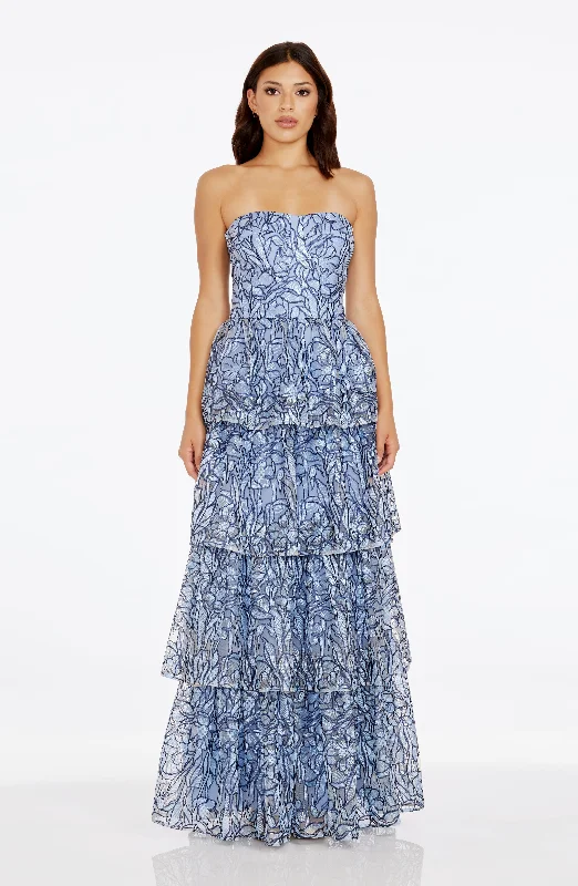 Maxi dresses with a belted empire waist for a more defined and flattering silhouetteAubriella Dress Maxi dresses with a belted empire waist for a more defined and flattering silhouetteAubriella Dress