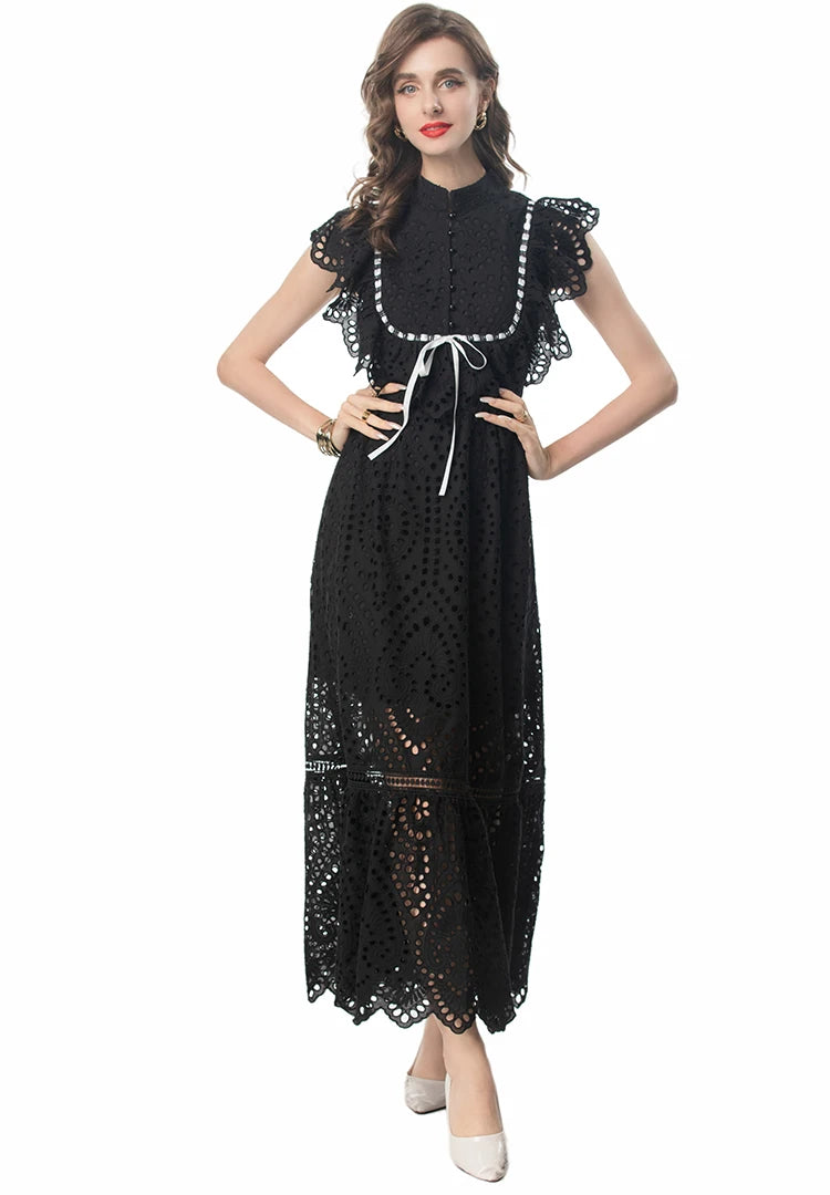 Plaid maxi dresses for fall fashion eventsDRESS STYLE  - SY1303