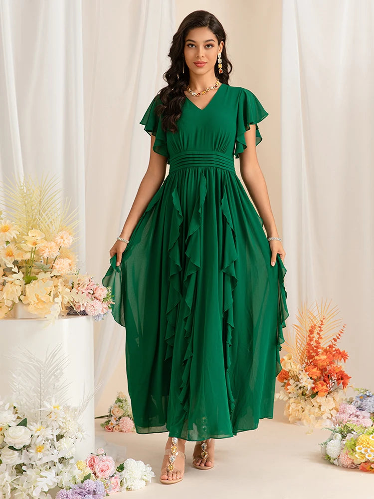 Maxi dresses with a paisley print for a classic and elegant styleDRESS STYLE - SY1455 Maxi dresses with a paisley print for a classic and elegant styleDRESS STYLE - SY1455