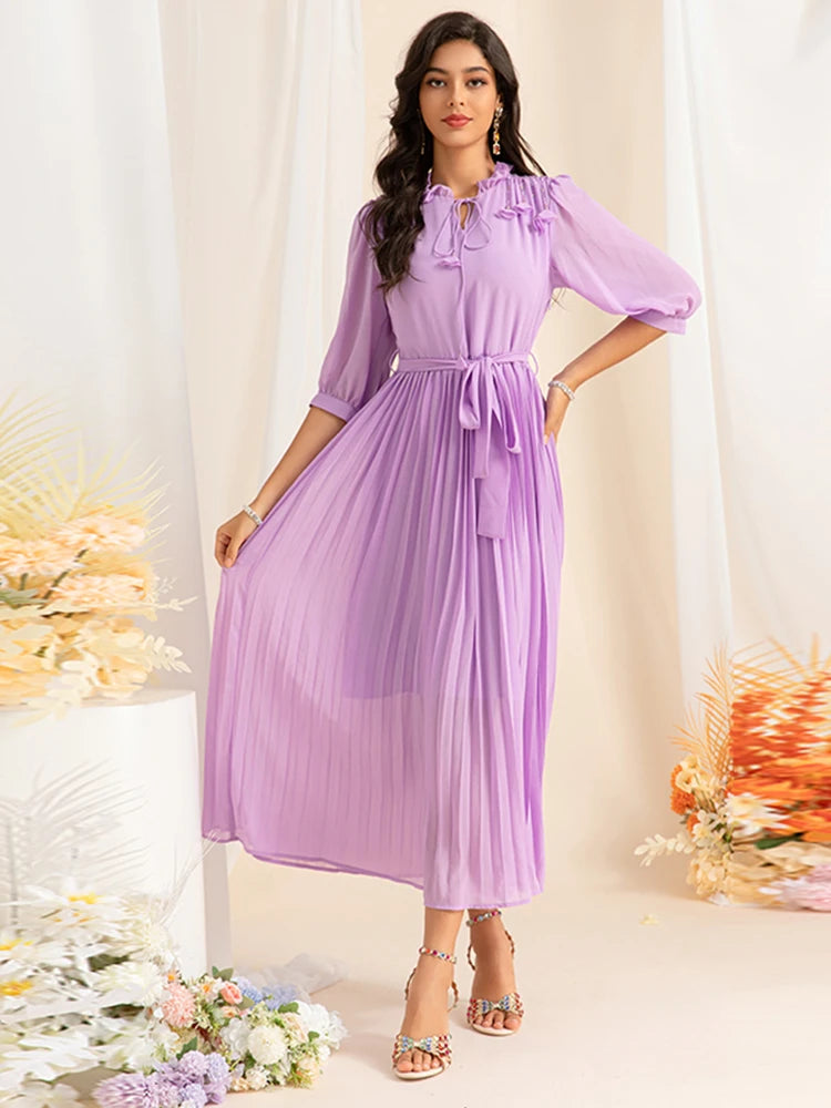 Maxi dresses with ribbed textures for a unique and tactile lookDRESS STYLE  - SY1464