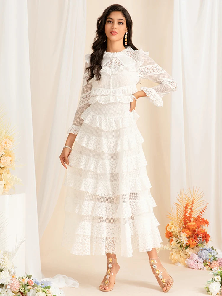 Maxi dresses with balloon sleeves for a vintage - inspired styleDRESS STYLE - SY1469 Maxi dresses with balloon sleeves for a vintage - inspired styleDRESS STYLE - SY1469