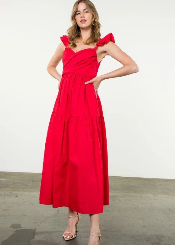 Maxi dresses with a halter neck for a stylish and sophisticated choiceTHML Lilliana Tiered Poplin Maxi Dress ***FINAL SALE*** Maxi dresses with a halter neck for a stylish and sophisticated choiceTHML Lilliana Tiered Poplin Maxi Dress ***FINAL SALE***