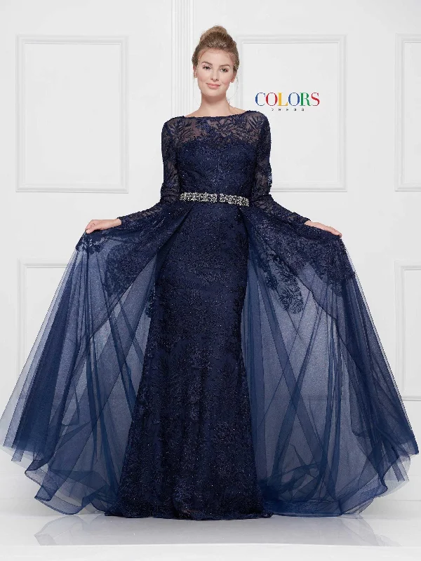 Embroidered wedding guest dresses in earthy tones for a rustic weddingColors 1830SL Colors Long Sleeve Formal Prom Dress Sale Embroidered wedding guest dresses in earthy tones for a rustic weddingColors 1830SL Colors Long Sleeve Formal Prom Dress Sale