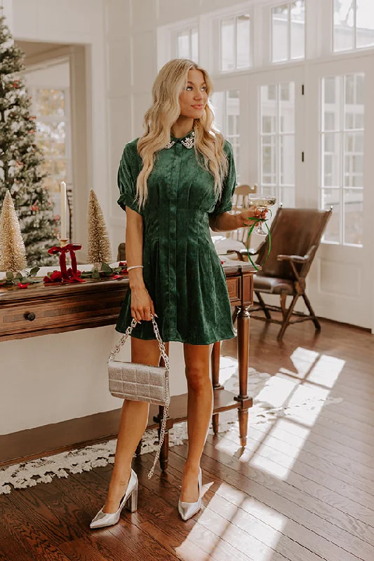 Plaid mini dresses for fall fashionCue The Cocktails Corduroy Mini Dress in Hunter Green Plaid mini dresses for fall fashionCue The Cocktails Corduroy Mini Dress in Hunter Green
