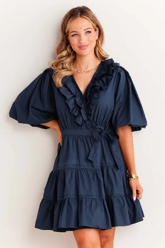 Mini dresses with wrap - around stylesKyla Dress