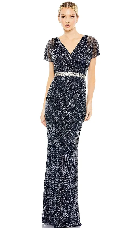 Lace - and - tulle wedding guest dresses with sweetheart necklinesMac Duggal 93678 - Beaded Gown Lace - and - tulle wedding guest dresses with sweetheart necklinesMac Duggal 93678 - Beaded Gown