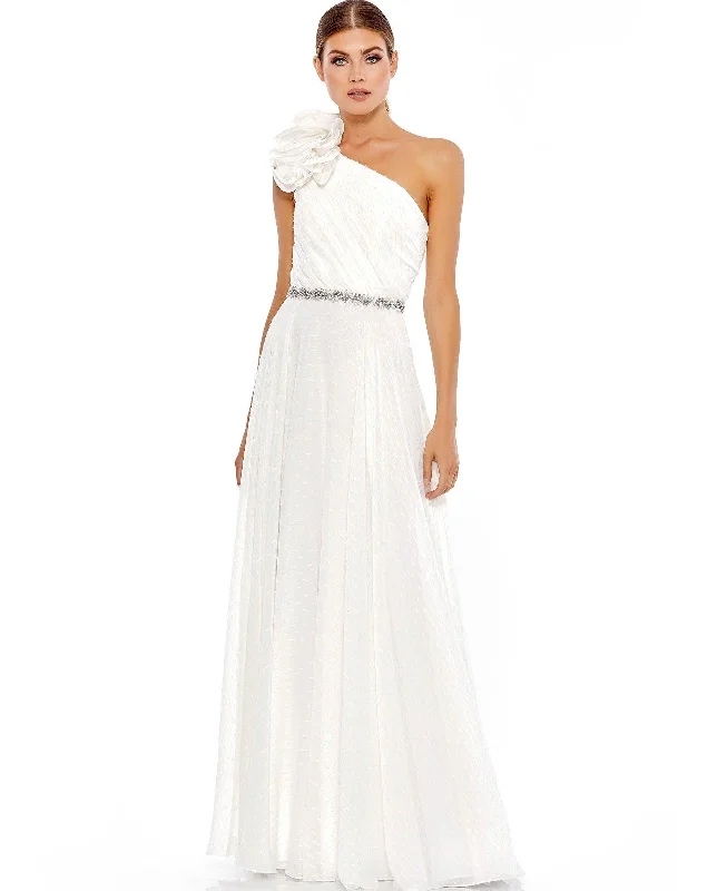 Wedding guest dresses with pom - pom trims for a playful lookMac Duggal 49179 Prom Long Formal Ruffle Dress Wedding guest dresses with pom - pom trims for a playful lookMac Duggal 49179 Prom Long Formal Ruffle Dress