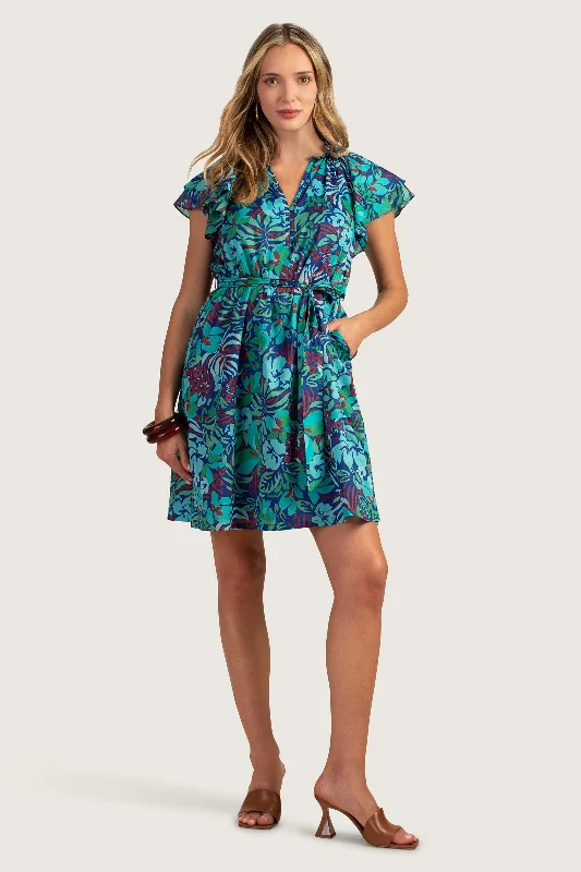 Mini dresses with puff sleeves for a vintage lookZandy Dress