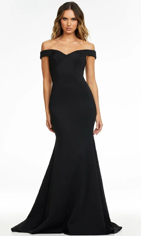 Ball - gown style formal dresses with sequined bodices for promAshley Lauren - 11118 Cross Strap Back Long Gown Ball - gown style formal dresses with sequined bodices for promAshley Lauren - 11118 Cross Strap Back Long Gown