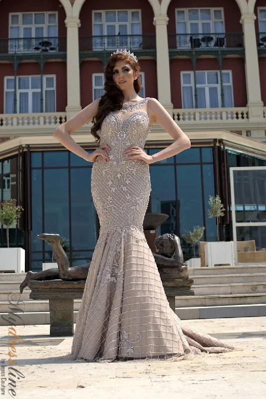 Prom dresses with lace - up side panels and ruffled bodices for a feminine and detailed lookChic and Holland HF1815 Prom dresses with lace - up side panels and ruffled bodices for a feminine and detailed lookChic and Holland HF1815