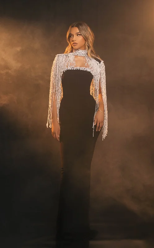 Formal dresses with tassel - adorned belts and tiered skirts for a stylish and festive formal eventChvmpayne CH501 Dress Formal dresses with tassel - adorned belts and tiered skirts for a stylish and festive formal eventChvmpayne CH501 Dress