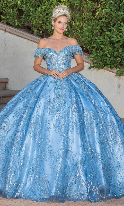 Formal dresses with gathered bodices and wide - leg skirts for a comfortable and stylish silhouetteDancing Queen 1736 - Embellished Off-Shoulder Ballgown Formal dresses with gathered bodices and wide - leg skirts for a comfortable and stylish silhouetteDancing Queen 1736 - Embellished Off-Shoulder Ballgown