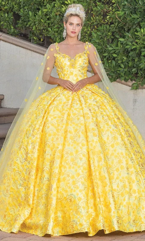 Formal dresses with wrap - around styles and beaded belts for a customized fitDancing Queen 1750 - Sleeveless 3D Floral Embroidered Ballgown Formal dresses with wrap - around styles and beaded belts for a customized fitDancing Queen 1750 - Sleeveless 3D Floral Embroidered Ballgown