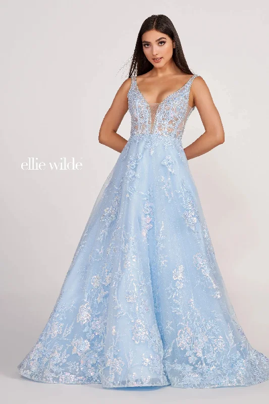 Empire Waist Women Dress to Accentuate the Bust and Conceal the WaistEllie Wilde EW34105 Formal Pocket Ballgown Long Prom Dress Empire Waist Women Dress to Accentuate the Bust and Conceal the WaistEllie Wilde EW34105 Formal Pocket Ballgown Long Prom Dress