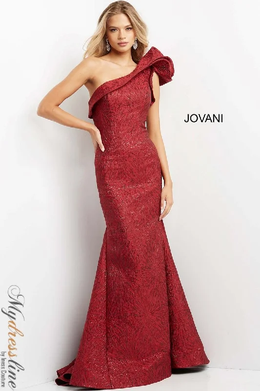 Prom dresses with gathered skirts and crystal - encrusted belts for a luxurious promJovani 05176 Prom dresses with gathered skirts and crystal - encrusted belts for a luxurious promJovani 05176