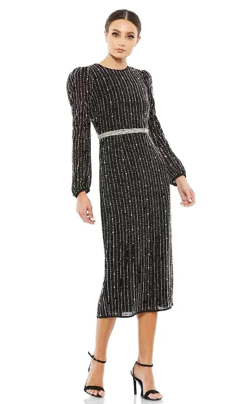 Cocktail dresses with a wrap - front style and a long - length optionMac Duggal - 93622 Embellished Dress Cocktail dresses with a wrap - front style and a long - length optionMac Duggal - 93622 Embellished Dress
