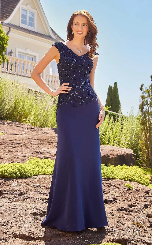 Prom dresses with lace - up side panels and ruffled bodices for a feminine and detailed lookMGNY 72504 Dress