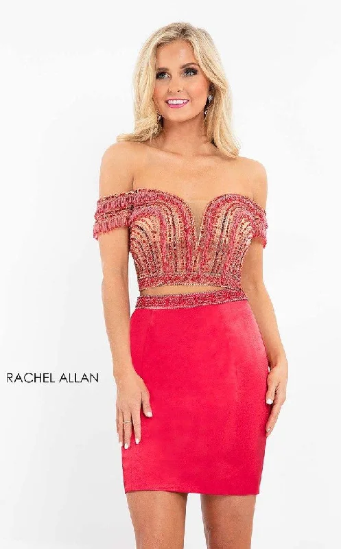 Mini cocktail dresses with a glittery finish for a party - ready styleRachel Allan Short Two Piece Homecoming Dress 4595 Mini cocktail dresses with a glittery finish for a party - ready styleRachel Allan Short Two Piece Homecoming Dress 4595
