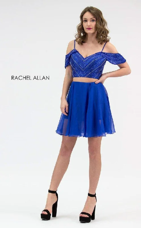 Geometric - printed cocktail dresses with a long - sleeve optionRachel Allan Short Two Piece Homecoming Dress 4667 Geometric - printed cocktail dresses with a long - sleeve optionRachel Allan Short Two Piece Homecoming Dress 4667