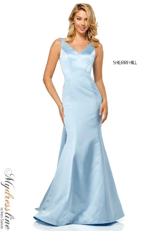 Formal dresses with fringe - trimmed sleeves and wrap - around styles for a bohemian - inspired formal eventSherri Hill 52540 Formal dresses with fringe - trimmed sleeves and wrap - around styles for a bohemian - inspired formal eventSherri Hill 52540