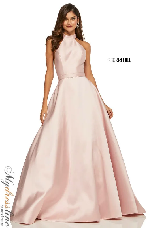 Ball - gown style formal dresses with sequined bodices for promSherri Hill 52573