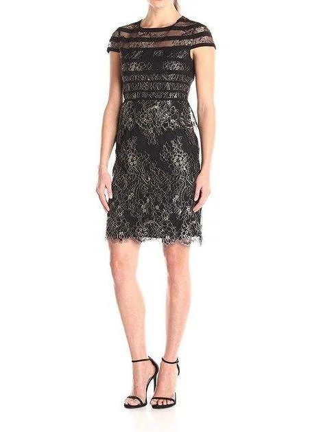 Mini cocktail dresses with a tiered ruffled skirt and a scoop neckAlex Evenings AE1121175 Short Formal Dress Cocktail Mini cocktail dresses with a tiered ruffled skirt and a scoop neckAlex Evenings AE1121175 Short Formal Dress Cocktail