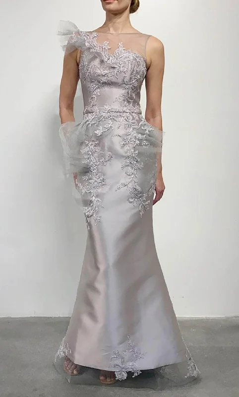 Prom dresses with metallic - colored fabrics and beaded embroidery for a glamorous promTerani Couture 2021E2877 - Sleeveless Embroidered Evening Dress Prom dresses with metallic - colored fabrics and beaded embroidery for a glamorous promTerani Couture 2021E2877 - Sleeveless Embroidered Evening Dress
