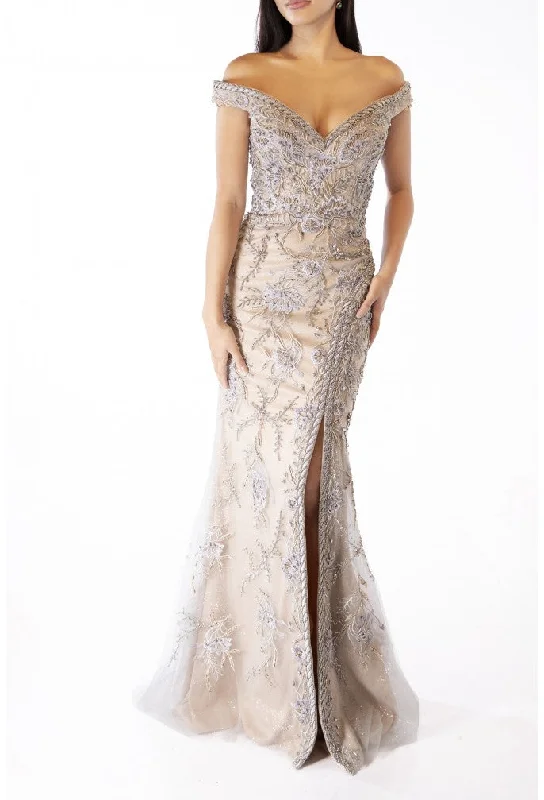 Sheath Women Dress with a Tailored Fit for a Professional LookTerani Couture 232E1206 Embellished Long Evening Dress Sheath Women Dress with a Tailored Fit for a Professional LookTerani Couture 232E1206 Embellished Long Evening Dress