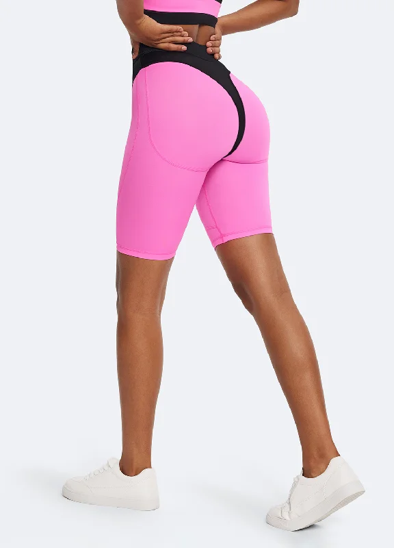 Patterned Geometric Women Shorts for a Modern AppealFlattering Bike Shorts