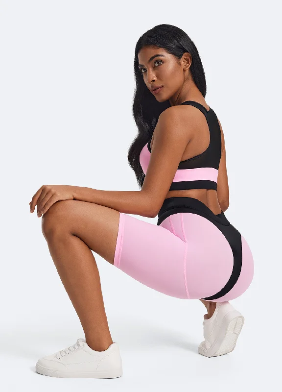 Belted Women Shorts to Enhance the WaistlineFlattering Bike Shorts