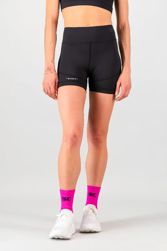 Elastic Waist Women Shorts for Easy Wear and ComfortSpeedflex Women's 4-Inch Shorts - Black Elastic Waist Women Shorts for Easy Wear and ComfortSpeedflex Women's 4-Inch Shorts - Black