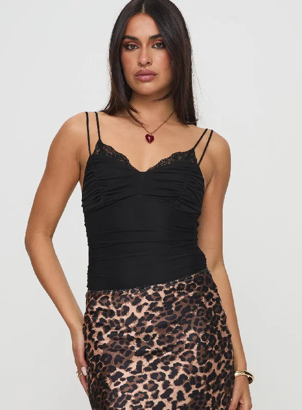 Button - Front Bodysuits with a Classic and Timeless AppealCorella Bodysuit Black