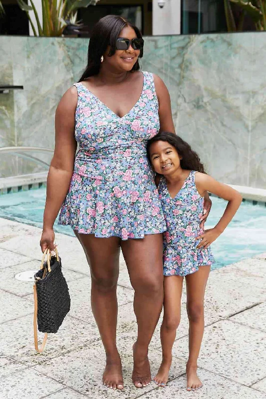 Women's Strapless One - Pieces in Royal Blue with Beaded Accents for a Formal EventMarina West Swim Full Size Clear Waters Swim Dress in Rose Sky Women's Strapless One - Pieces in Royal Blue with Beaded Accents for a Formal EventMarina West Swim Full Size Clear Waters Swim Dress in Rose Sky