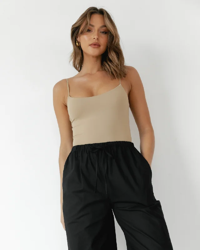 Neon Bodysuits to Stand Out at PartiesMiya Bodysuit (Beige)